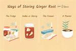 How to Store Ginger Root