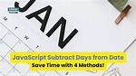 How to Subtract Date/Time in Javascript? [Duplicate]