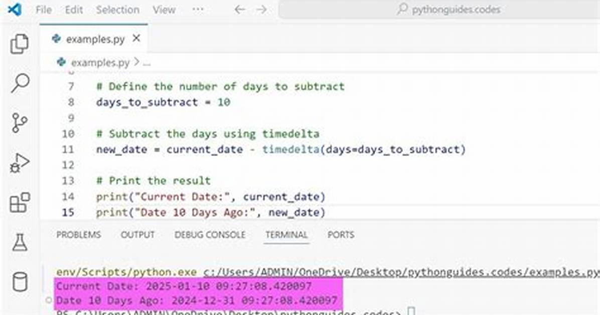 How to Subtract Dates with Python
