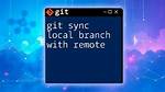 How to Sync with a Remote Git Repository?