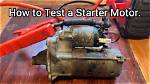 How to Test Starter