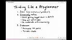 How to Think Like a Programer?