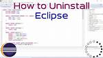 How to Uninstall Eclipse?