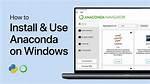 How to Use Anaconda Python Windows?
