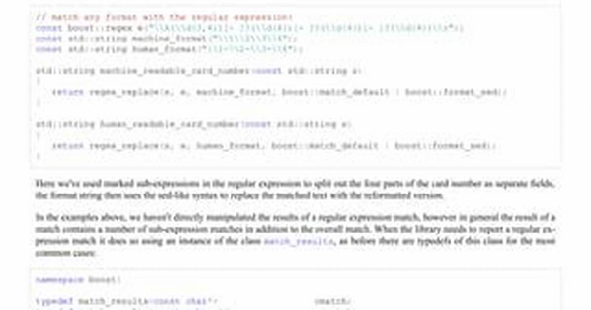 How to Use Boost Regular Expression Replace Method?
