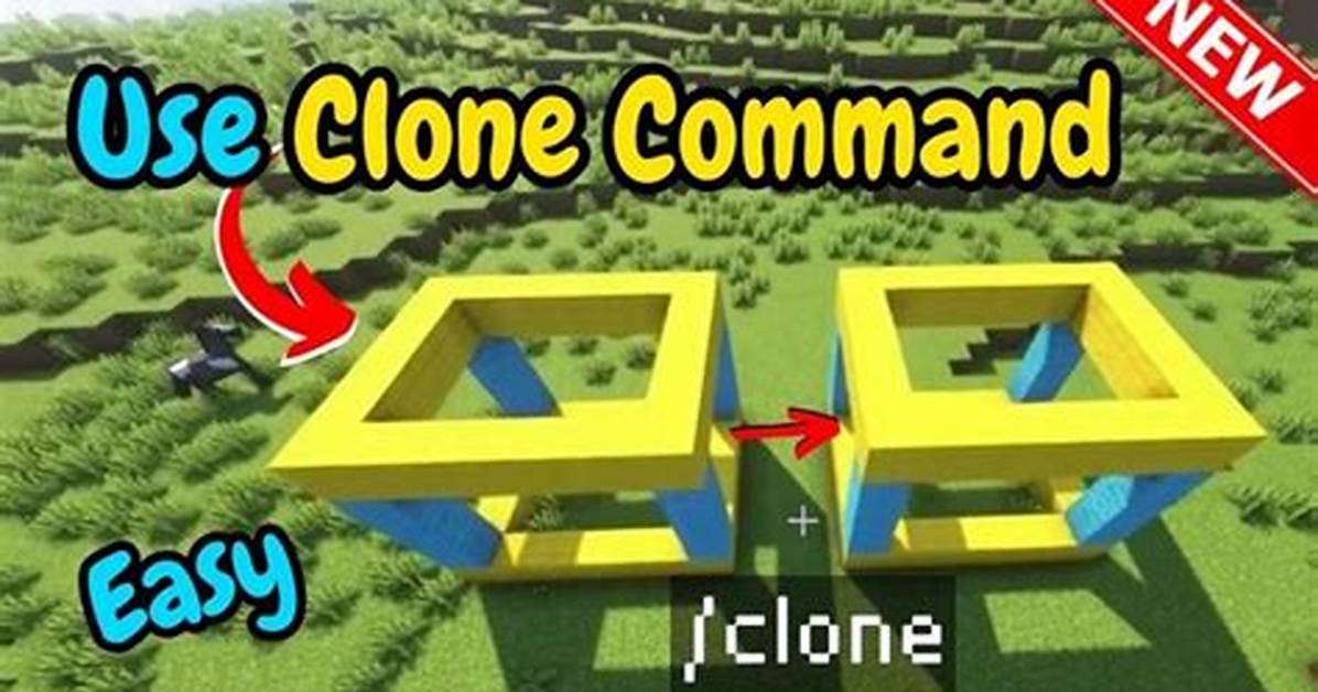 How to Use /Clone Minecraft