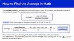 How to Use De Average?