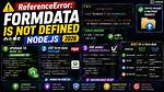 How to Use Formdata in Node. Js Without Browser?