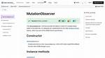 How to Use Mutationobserver?