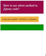 How to Use Substr() Function in Jquery? [Closed]
