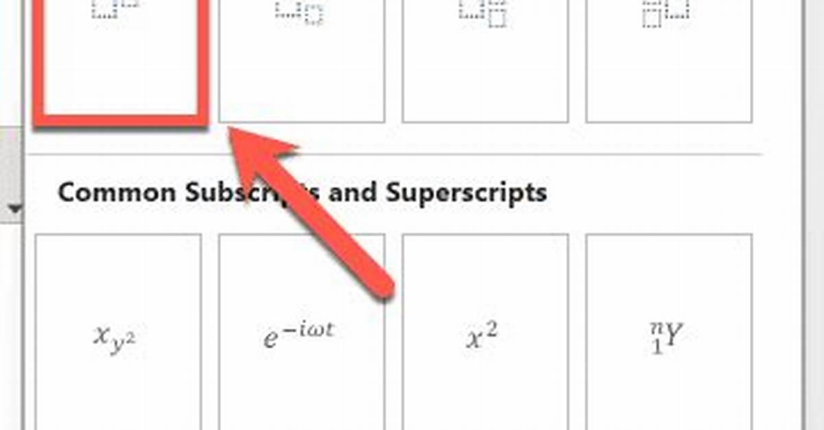 How to Use Superscript?