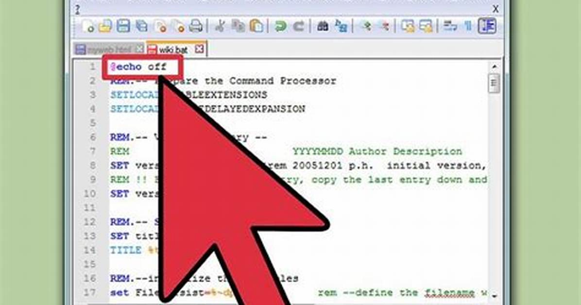 How to Write a Batch Script on Windows