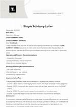 How to Write Advisory Note