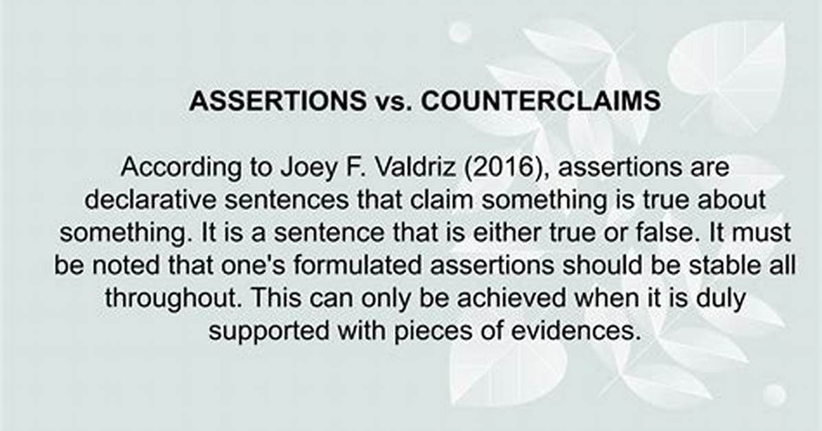 How to Write Assertions?