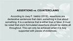 How to Write Assertions?