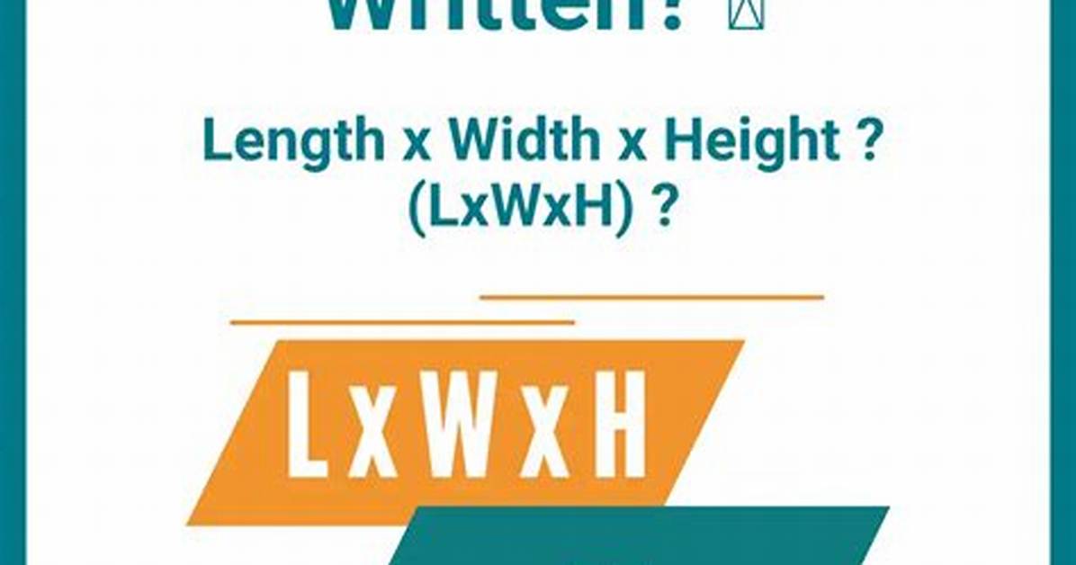 How to Write Dimensions