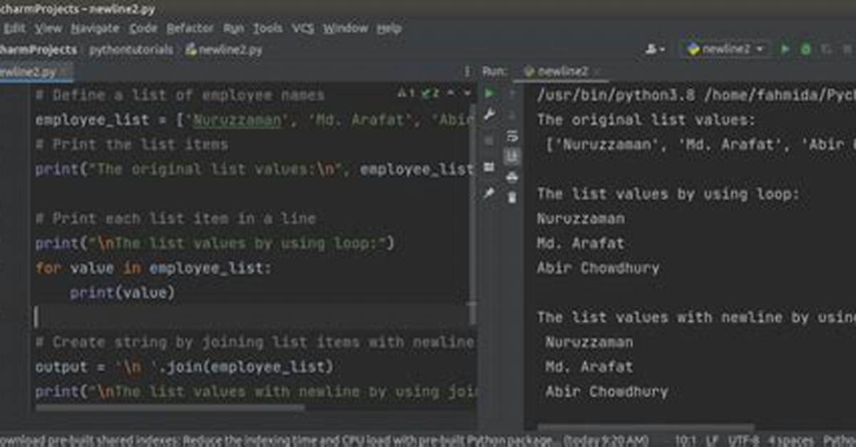 How to Write Newline in Python?
