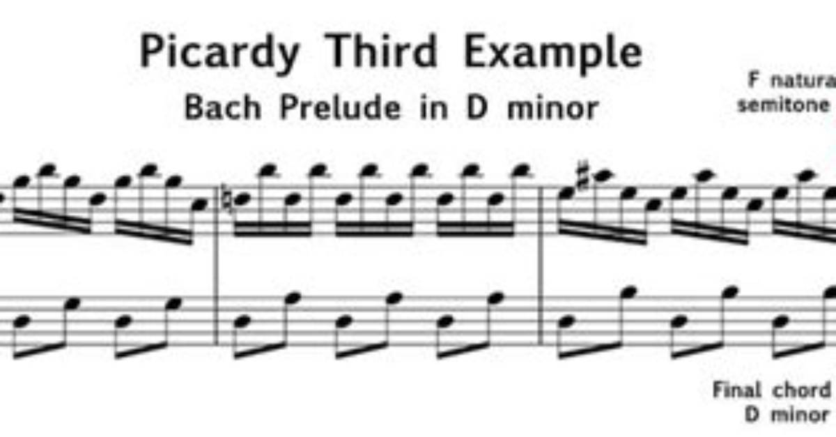How to Write Picardy Third?