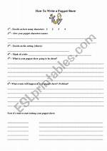 How to Write Puppet Show?