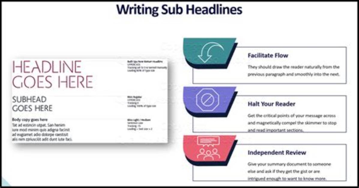 How to Write Subheads?