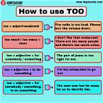 How Too Use Too?