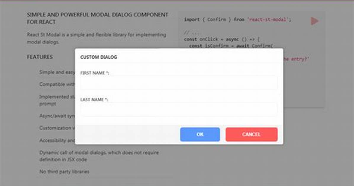 How Use Modal React Js