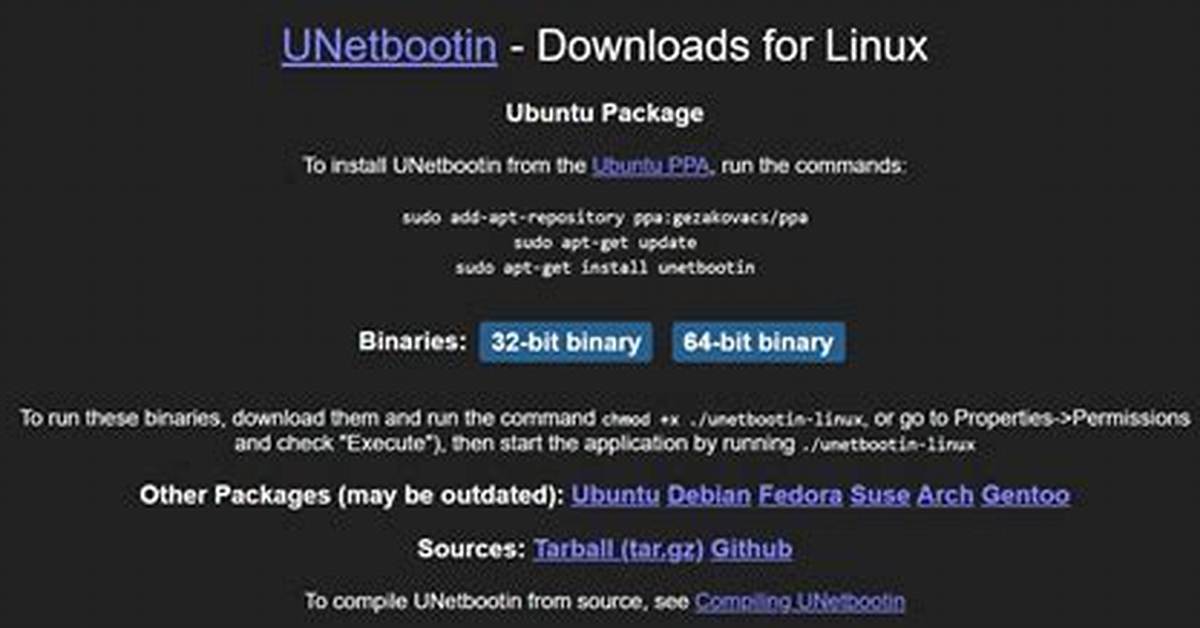 How Use Unetbootin Linux?