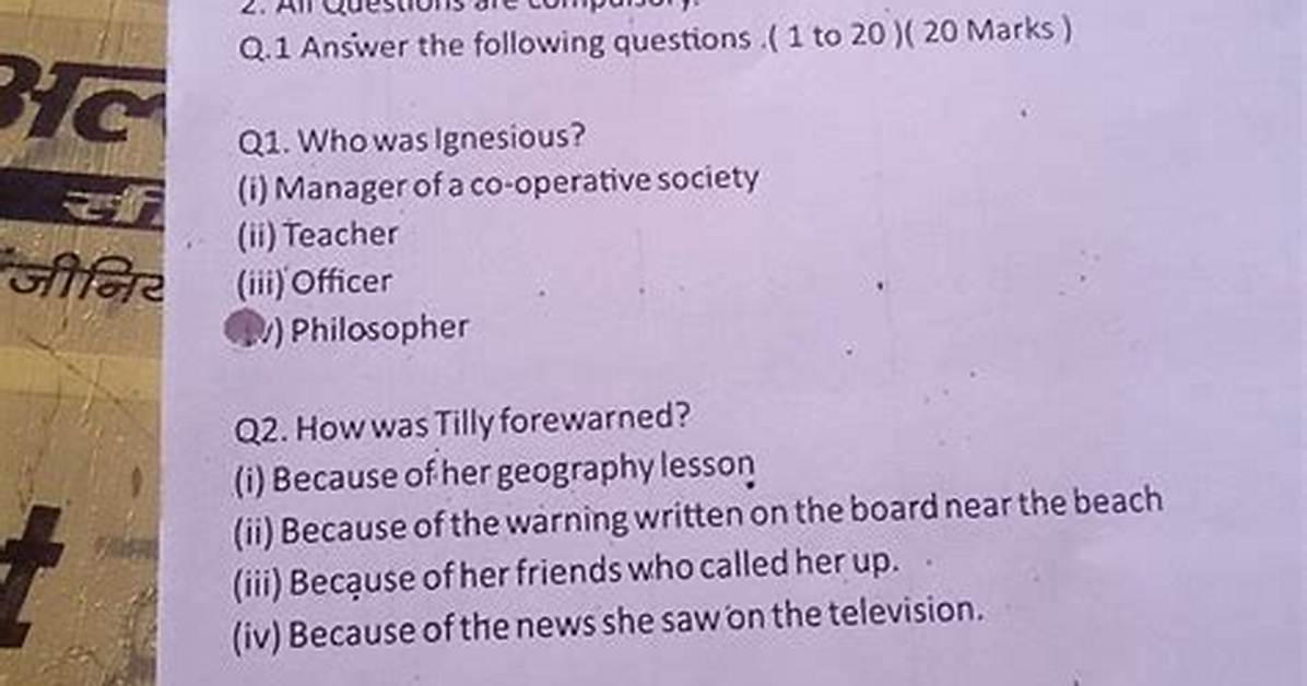 How Was Tilly Forewarned?