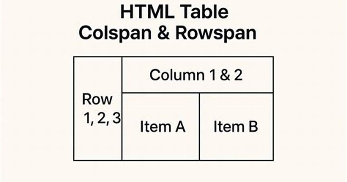 Html Colspan in Css