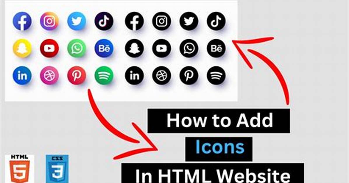 Html/Css - Adding an Icon to a Button
