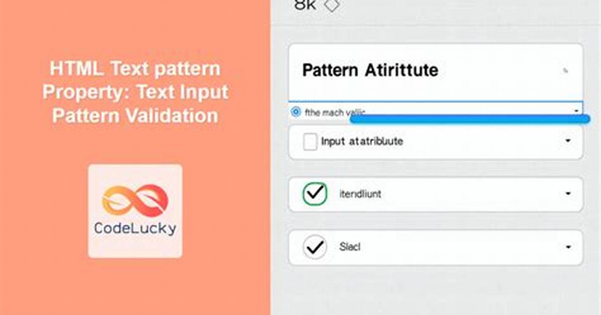 Html5 Email Input Pattern Attribute