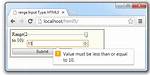 Html5 Input Type Range Show Range Value