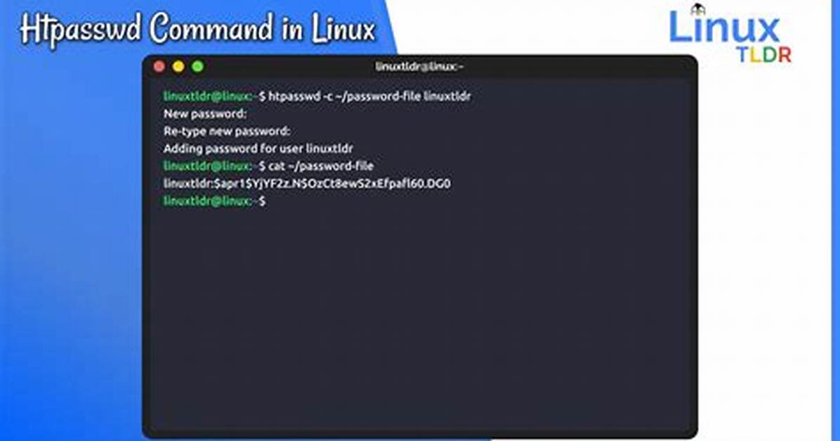 Htpasswd Executable Is Missing