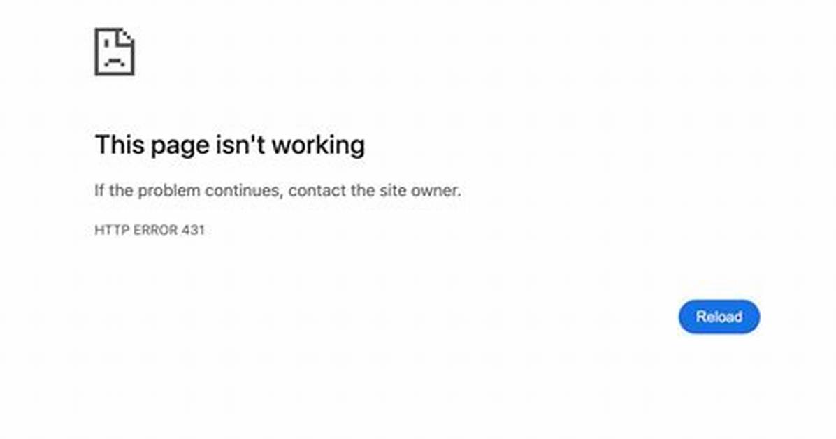 Http Error 431