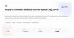 Http-Server Command Not Found