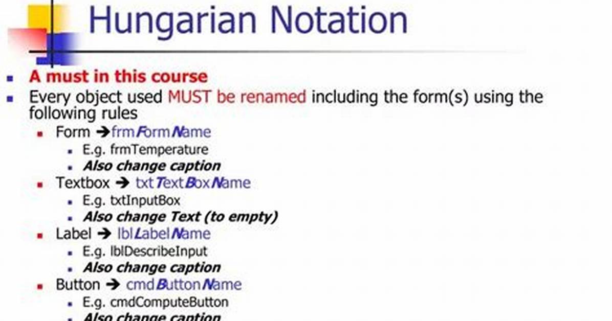 Hungarian Notation