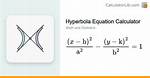 Hyperbola Calculator
