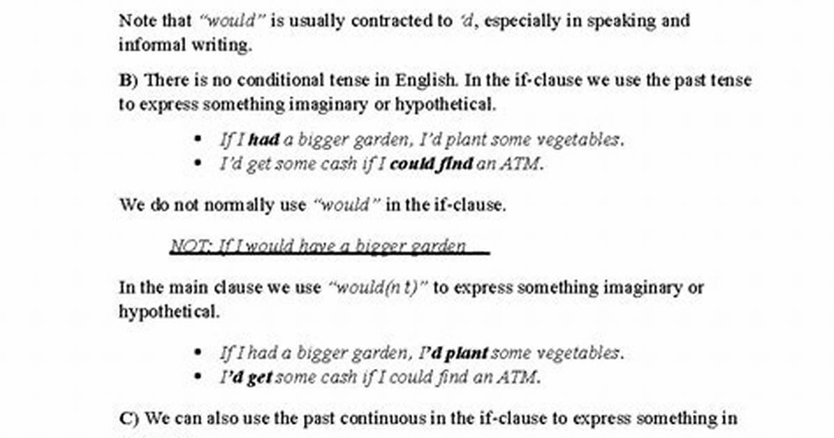 Hypotheticals