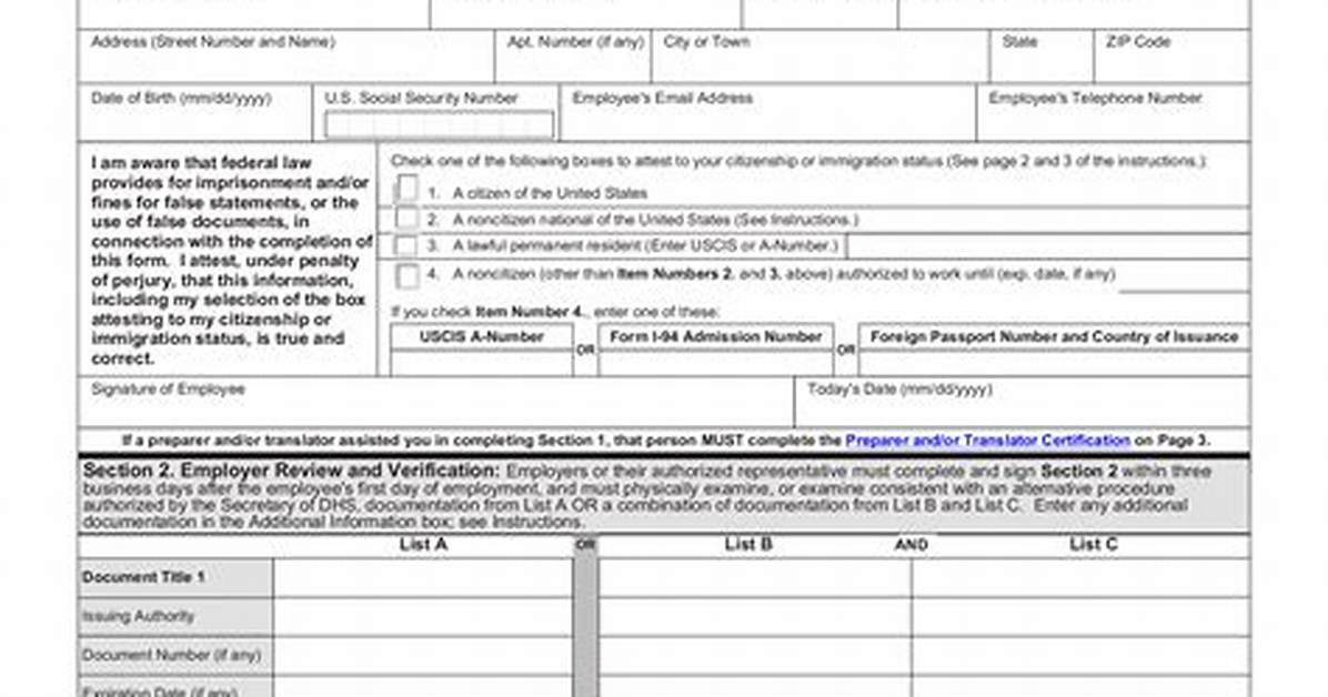 I-9 Form