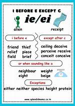 I After E Except After C