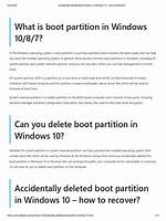 I Deleted Windows' System Boot Partition Using Gparted