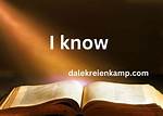 I ___ Know About That