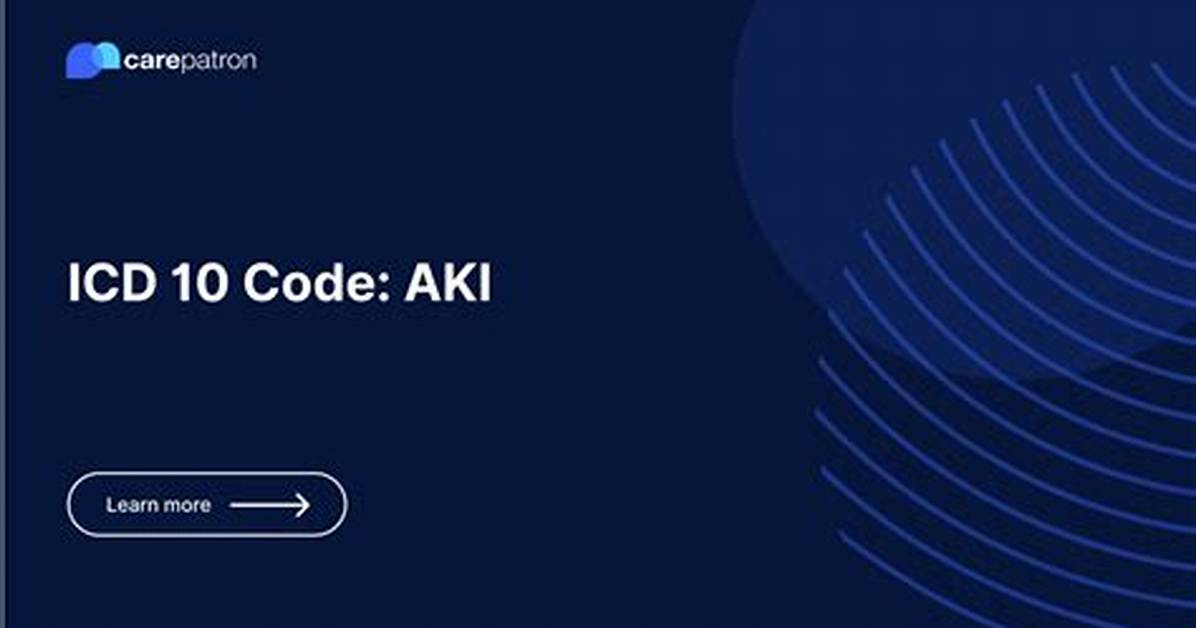 Icd 10 Code Aki