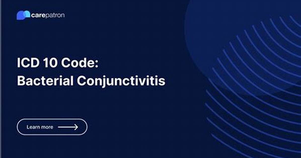 Icd 10 Code for Conjunctivitis
