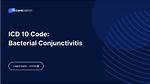 Icd 10 Code for Conjunctivitis