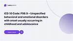 Icd 10 Code for Developmental Delay