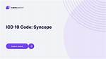 Icd 10 Code for Syncope