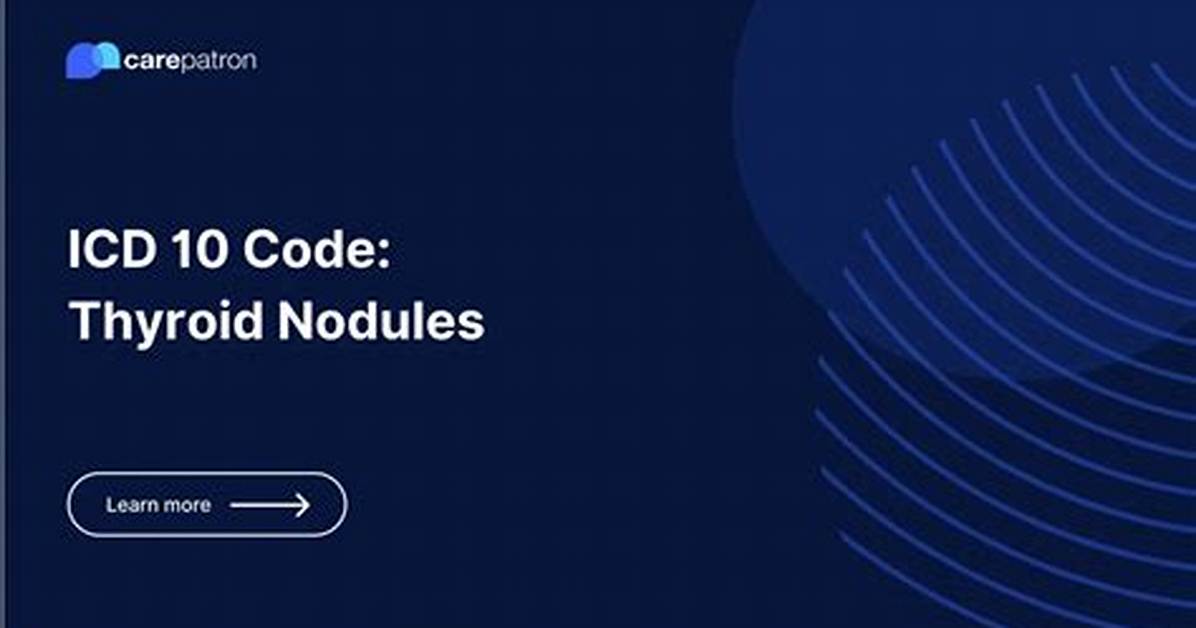Icd 10 Code for Thyroid Nodule