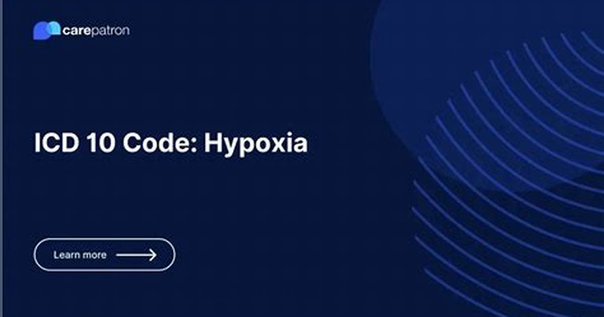 Icd 10 Code Hypoxia
