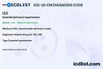 Icd 10 Code I10